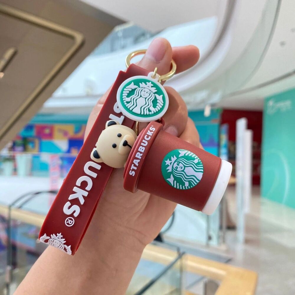NWOT Starbucks Bearista Keychain